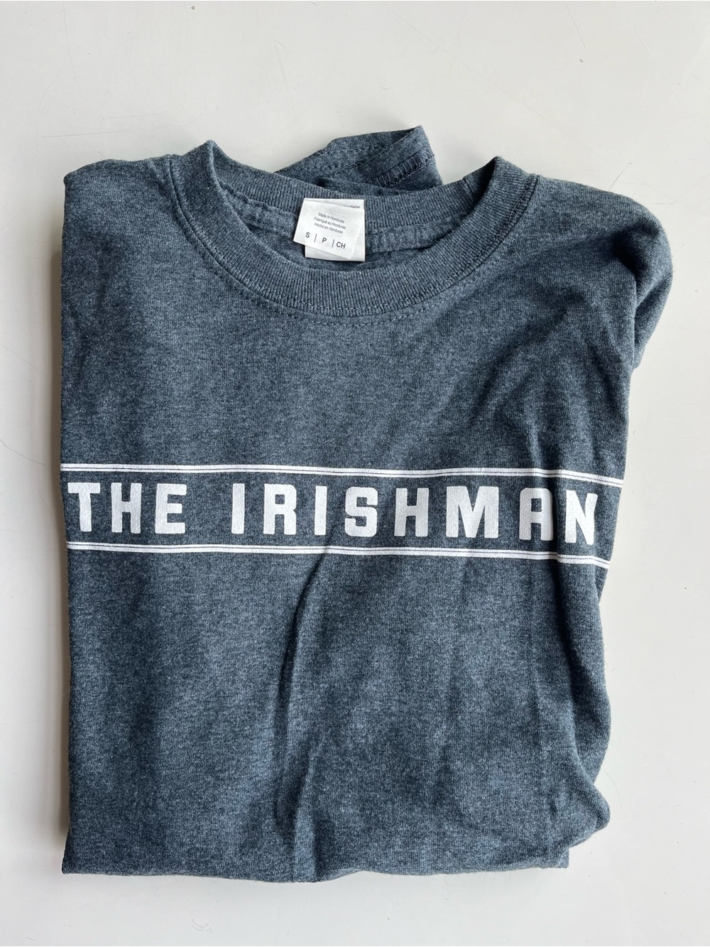 The Irishman Crewneck Long Sleeve Shirt - Dark Heather Gray